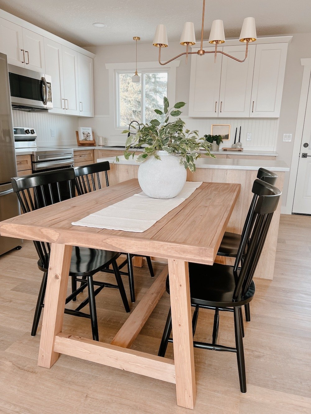 10 Beautiful Farmhouse Dining Table Designs intended for Understanding the Wood and Finish of Your V-Style Dining Table