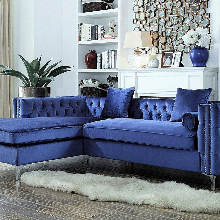 Curating Your Living Space The Navy Blue Sectional as a Statement Piece