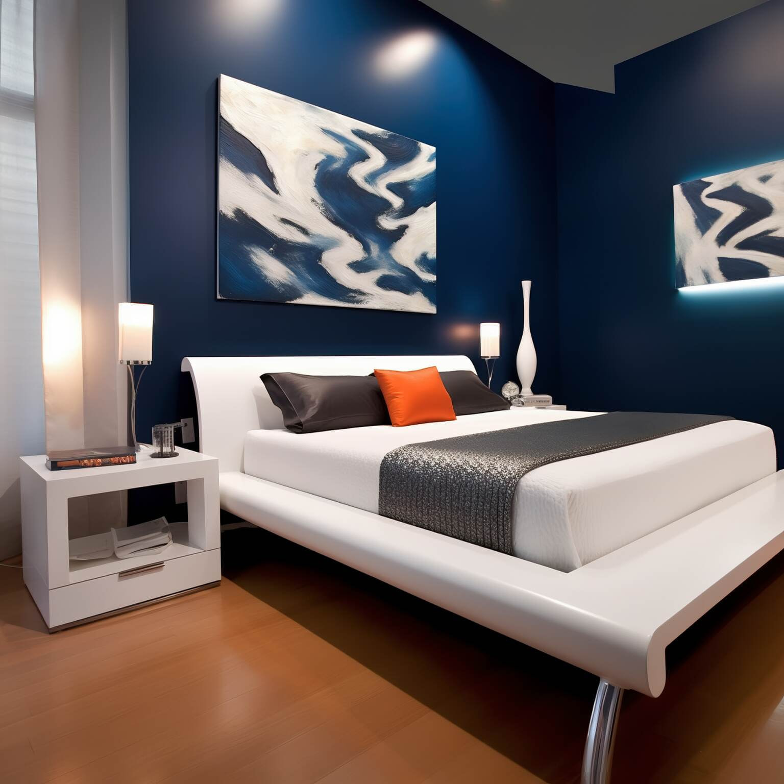 Creating a Midnight Elegance Bedroom on a Budget: Smart Design Choices