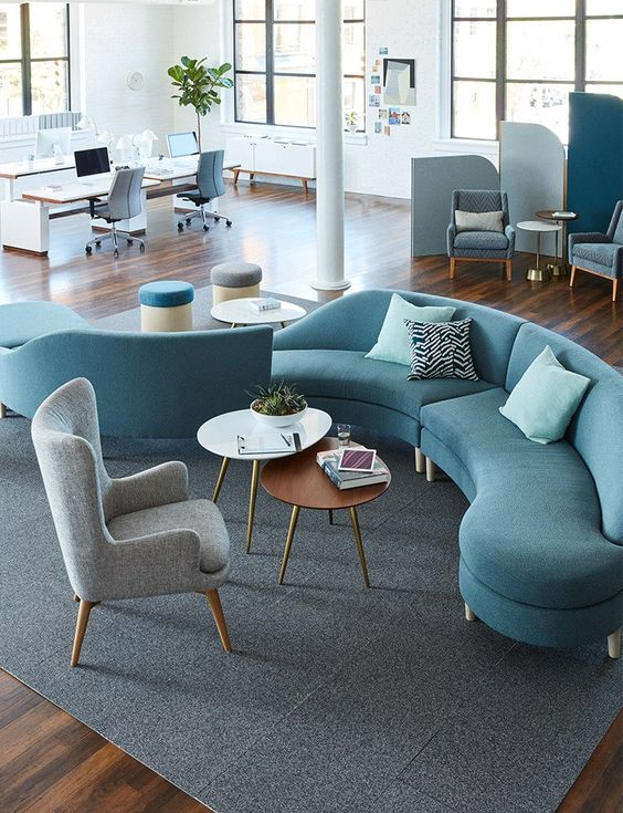 Designing with Curves The Art of the Arc Upholstered Sectional