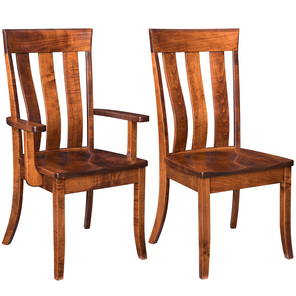 Alexander Amish Dining Chairs - Artisan Crafted | Cabinfield in