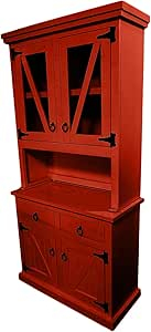 Amazon.com - Eagle Furniture Farmhouse Hutch And Buffet, Large ... pertaining to Beyond Storage How a 70&amp;amp;quot; Sideboard Buffet Enhances Your Dining Experience