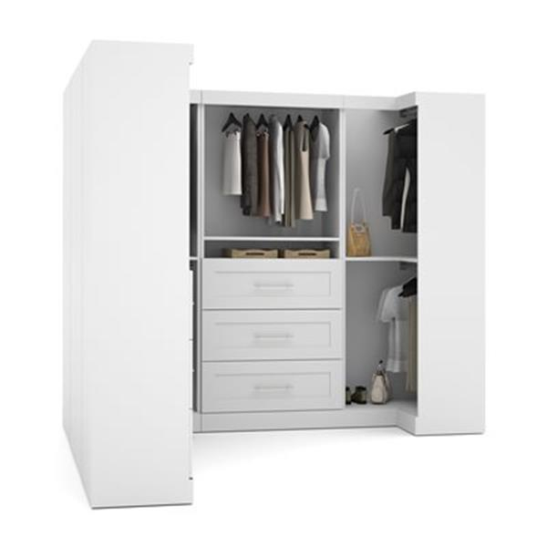Bestar Pur Collection White 100-In Optimum Storage Kit 26858-17 | Rona within Bestar Pur By Bestar 72 Storage Kit, White