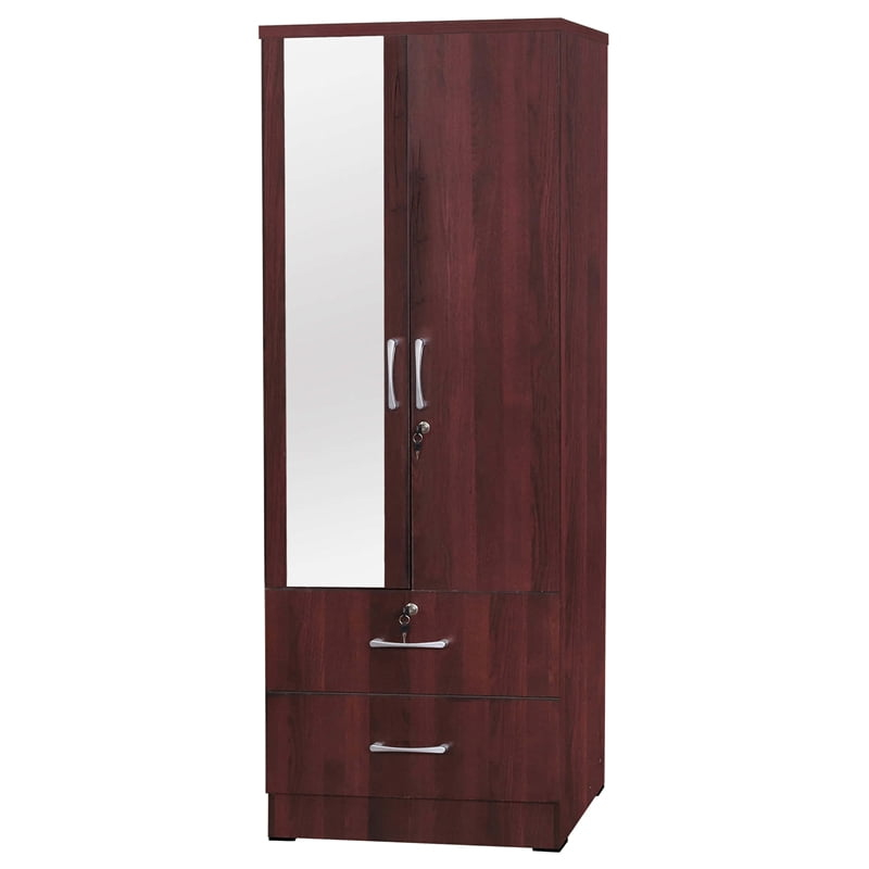 Mahogany and Modern Design Harmonizing the Better Home Products Grace Armoire Wardrobe