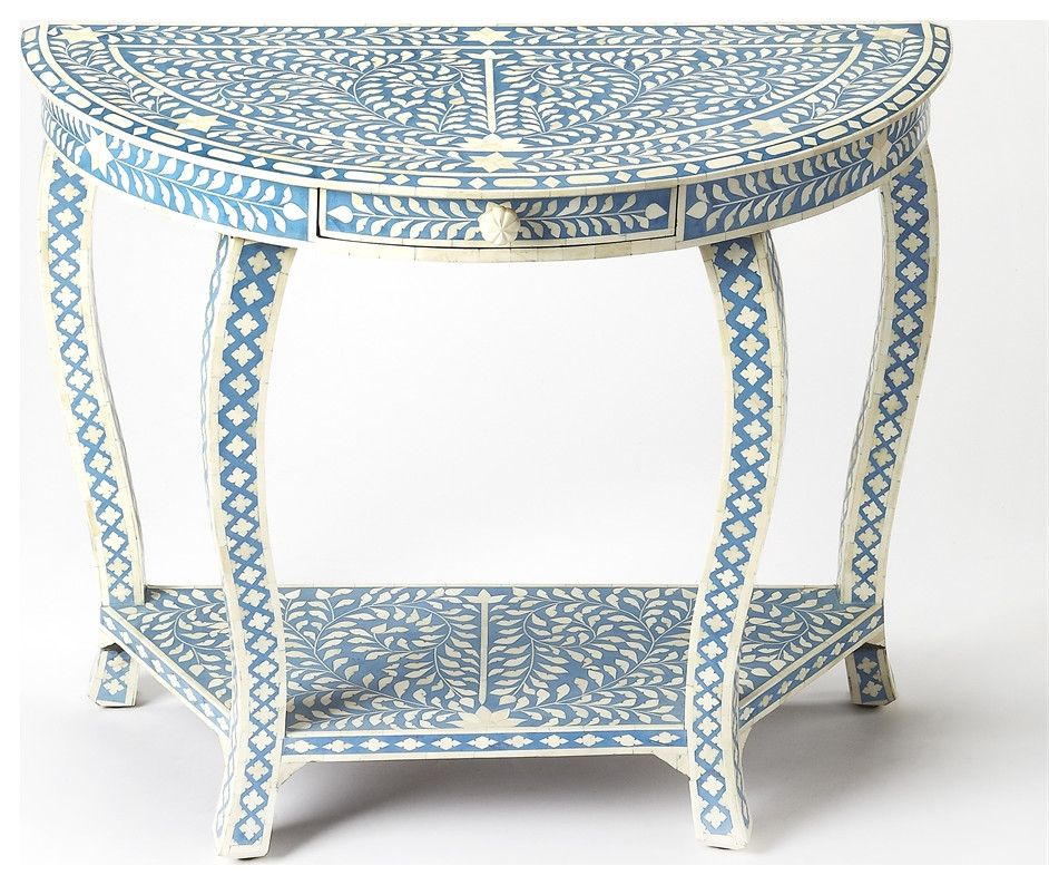 Blue Bone Console Table, Belen Kox - Mediterranean - Console Tables ... for Agil Console Table, Belen Kox