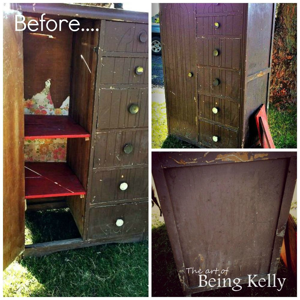 Chifferobe Redo: Painted Furniture Upcycling with The History and Evolution of the Chifferobe in Home Design