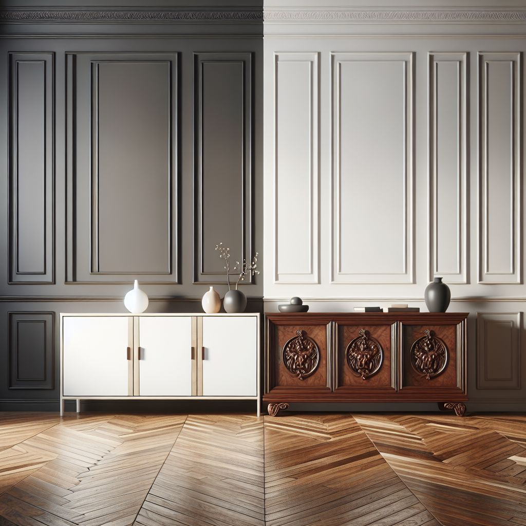 The Evolution of Wood and Metal Sideboards From Classic to Contemporary