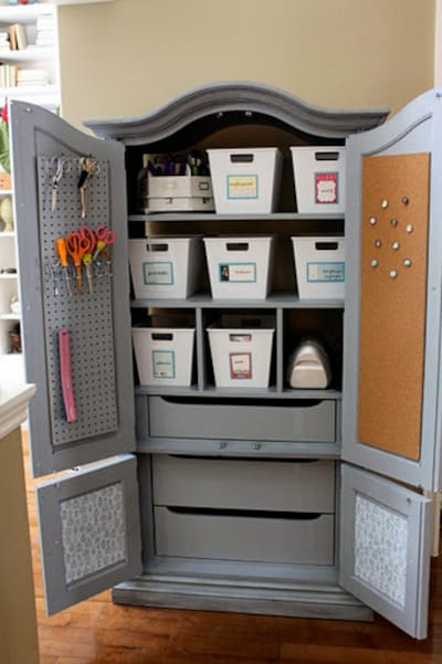 Creative Craft Room And Storage Solutions | Hpd Interiors, Dallas throughout