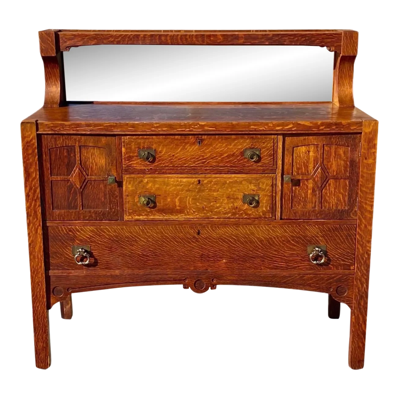 Early 20Th Century Antique Arts &amp;amp;Amp; Crafts Mission Oak Sideboard Buffet ... in Beyond Storage How a 70&amp;amp;quot; Sideboard Buffet Enhances Your Dining Experience