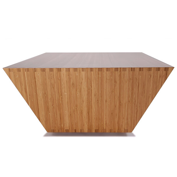 Genus Furniture Solid Bamboo Coffee Table | Wayfair throughout Bamboo Coffee Tables Beyond Aesthetics The Benefits for Your Home