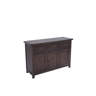 Gracie Oaks Solid Wood Sideboard (Long), Dark Brown Finish &amp;amp;Amp; Reviews ... intended for Understanding the Craftsmanship of an Archie Contemporary Sideboard
