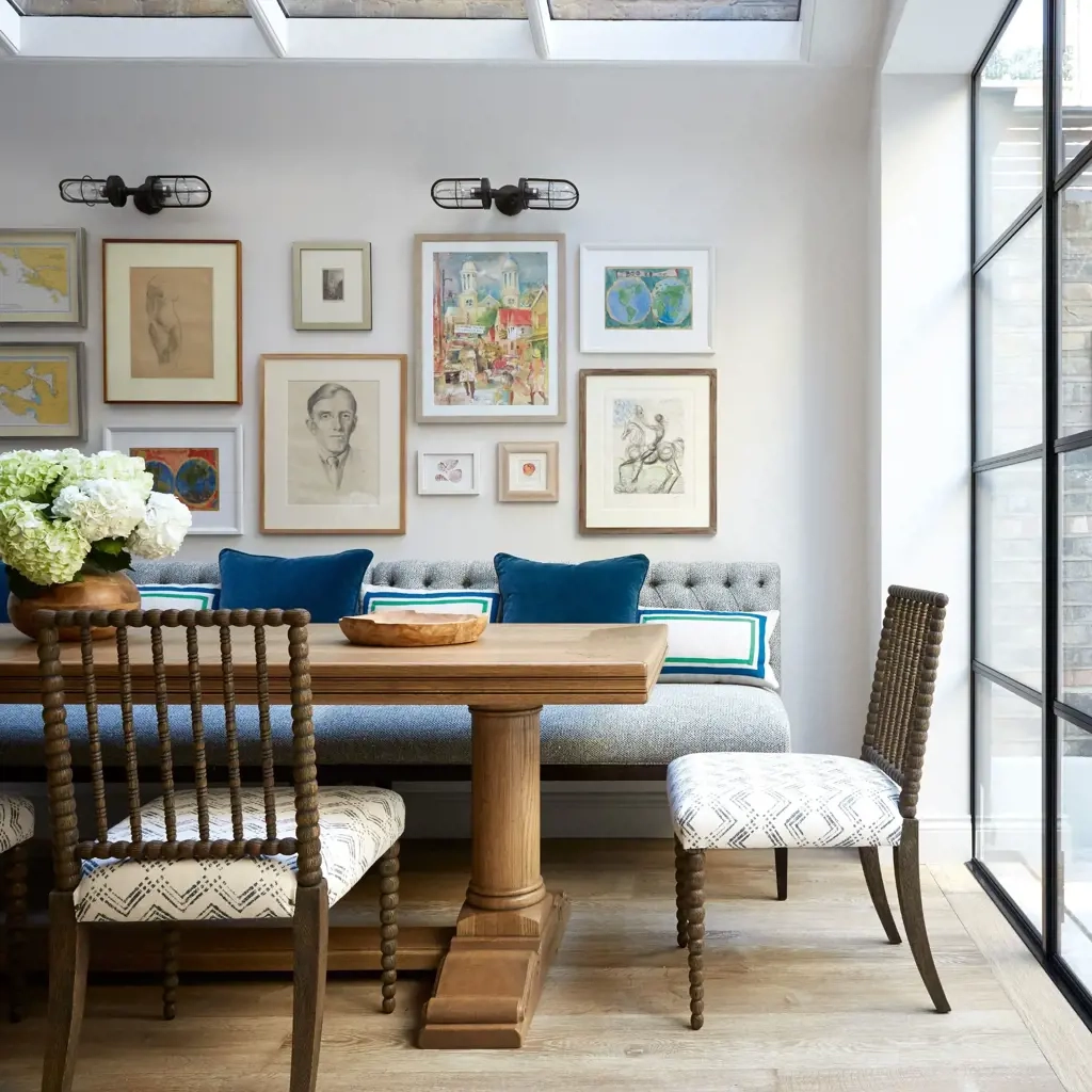 Matching Frames In The Living Room And Dining Room: A Guide To Creating ... throughout Crafting a Cohesive Dining Space A Guide to the 7 Piece Set