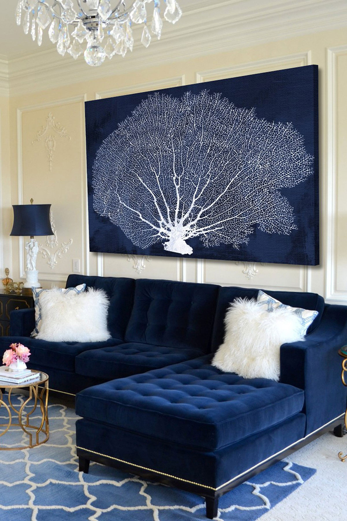 Navy Blue Furniture Living Room - Markanthonystudios.net with
