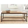 Safavieh Alec 48 In. Brown Wood Coffee Table Amh6545A - The Home Depot throughout Understanding the Alec Coffee Table Amh6545B Features and Specifications