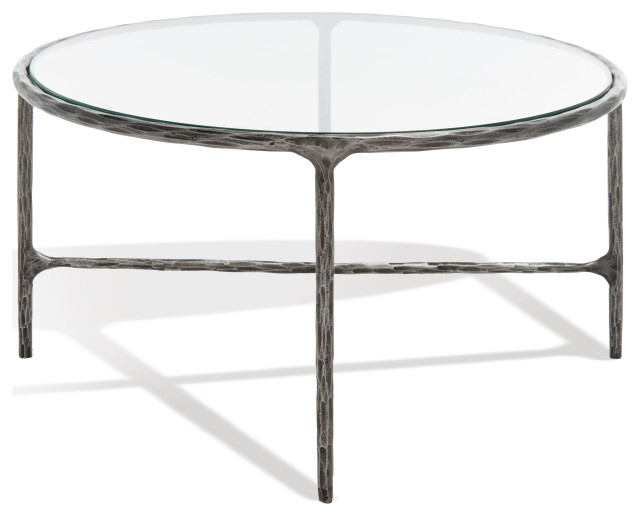 Safavieh Couture Jessa Oval Metal Coffee Table, #N/A - Transitional ... throughout