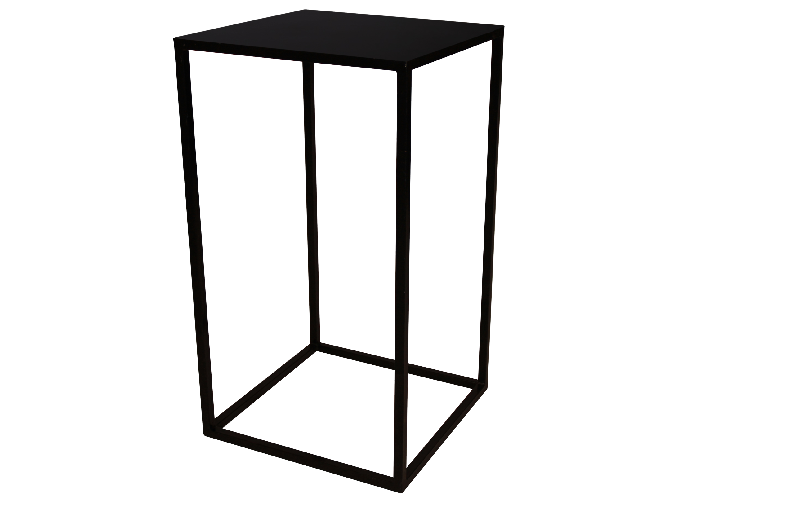Steel Square Cocktail Table For Hire | Urbantonic regarding Altitude Square Cocktail Table