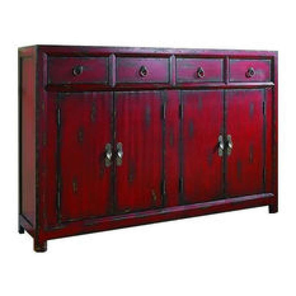 The Best Red Buffet Sideboards in Caring for Your 70&amp;amp;quot; Oak Sideboard Maintaining Persimmon Red&amp;amp;#039;s Beauty