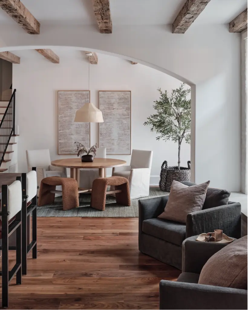 The Enduring Elegance of Dark Walnut and Linen in Home Decor