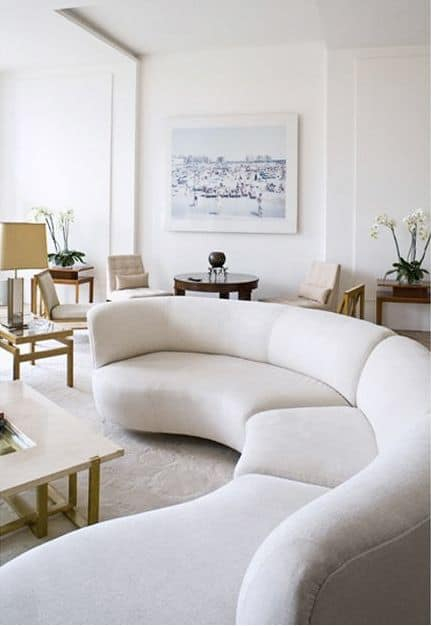 These 20 Curved Sectional Couches Are Perfect For Big Families intended for Designing with Curves The Art of the Arc Upholstered Sectional