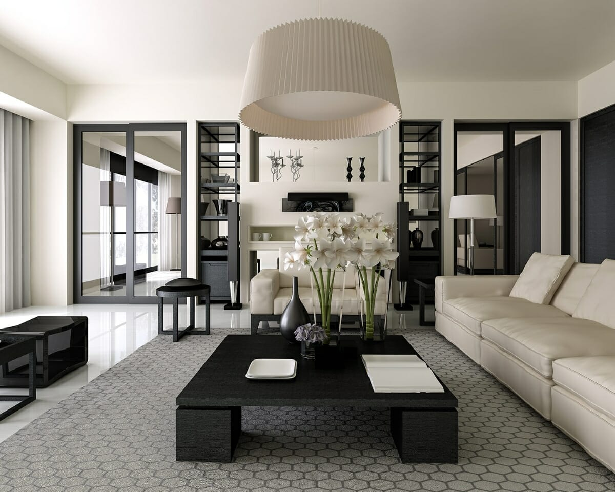 12 Black And White Interior Design Ideas For Monochrome Magic with regard to