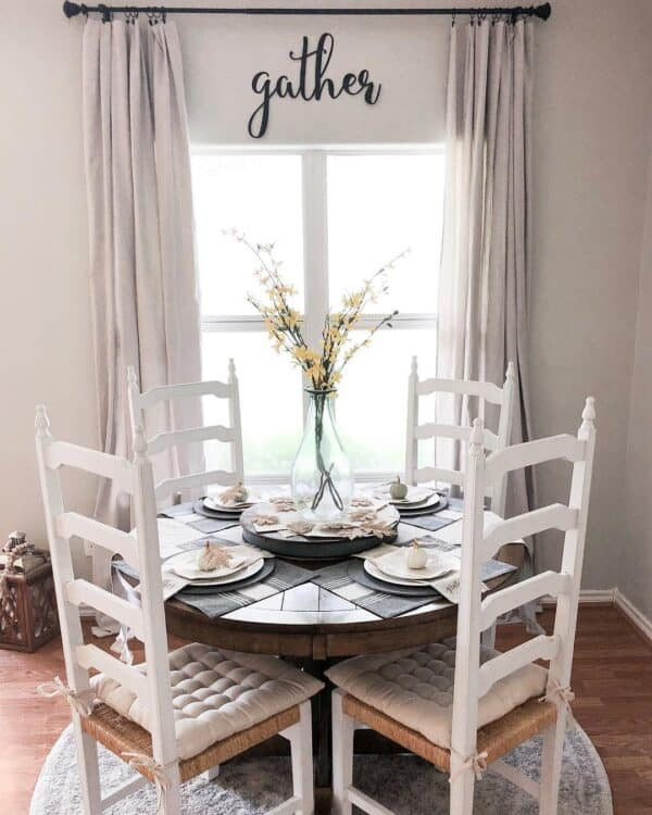 24 Farmhouse Ladder Back Dining Chairs For A Casual-Chic Feel in Crafting a Welcoming Space with Farmhouse White Ladder Back Chairs