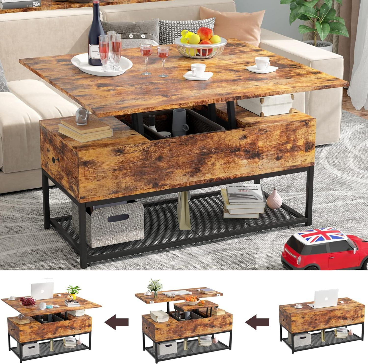 26 The Best Lift-Top Coffee Tables regarding Unpacking the Genius of Mid-Century Walnut Lift-Top Coffee Tables