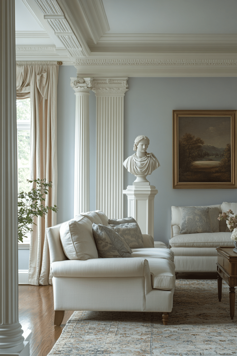 Bringing Neoclassical Grandeur to Life with Thoughtful Color Choices