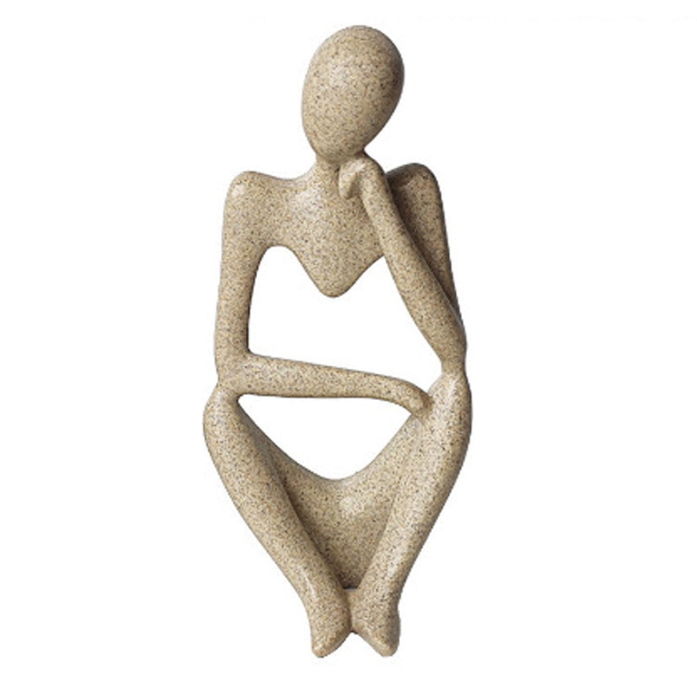 Abstract Thinker Statue Modern Sandstone Resin Figure Craft Art Hand ... with Unearthing the Stories Carved in Sandstone Thinker Sculptures