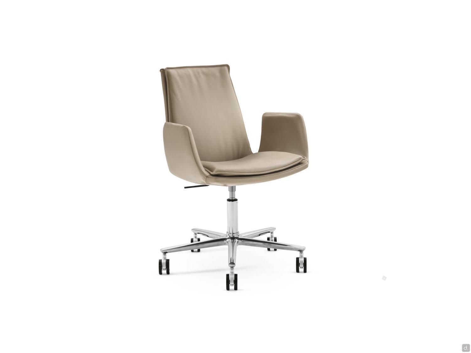 Dalila Padded Chair With Cushion And Armrests | Diotti.com within