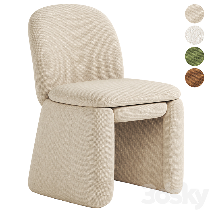 Darla Chair - Chair - 3D Model for Understanding the Comfort and Design of the Lexicon Darla Side Chair