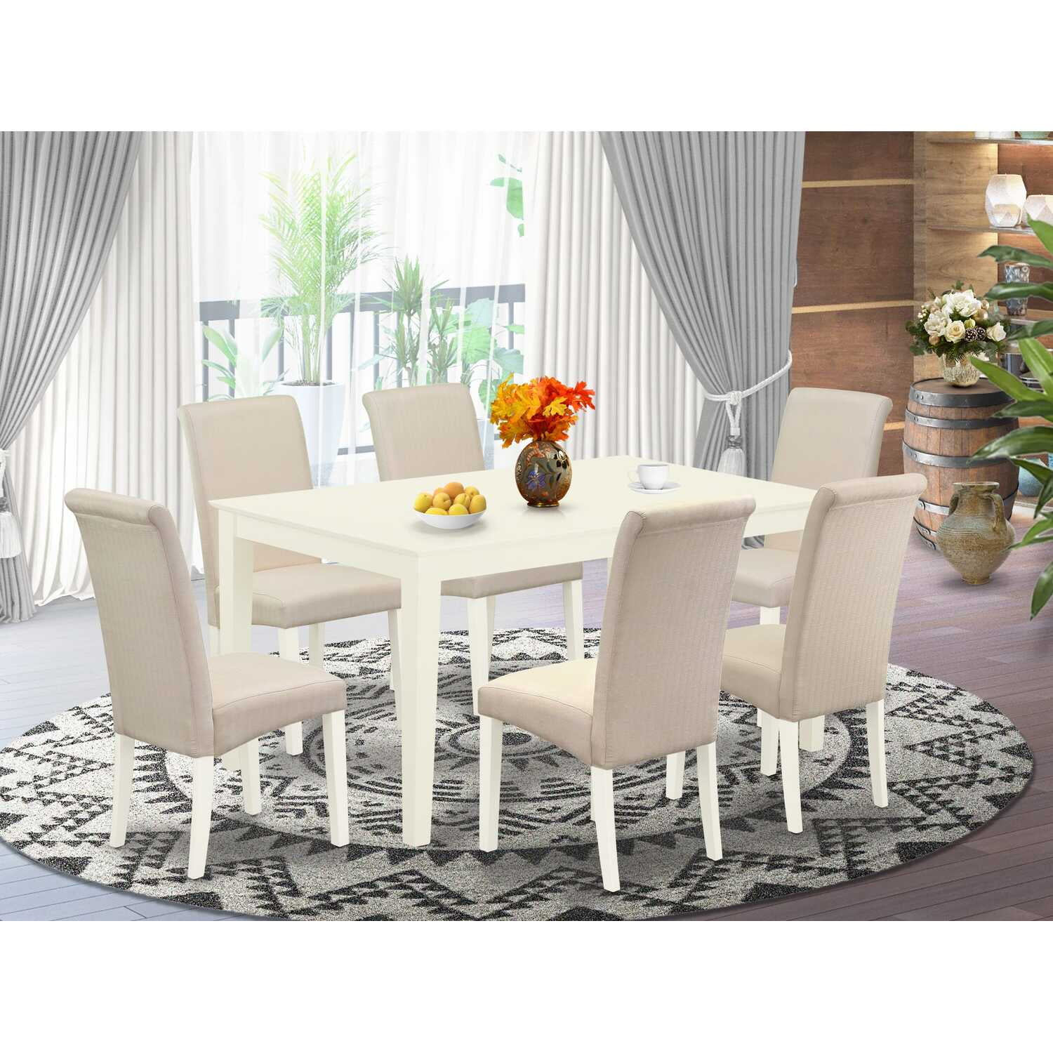 Unpacking the Elegance The East West Furniture Capri Dining Set