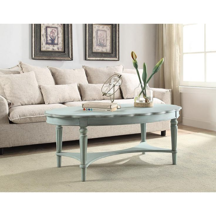 Fordon Coffee Table In Antique Green | Coffee Table Farmhouse ... with regard to Styling Tips for Your Fordon Coffee Table French Antique White Finish