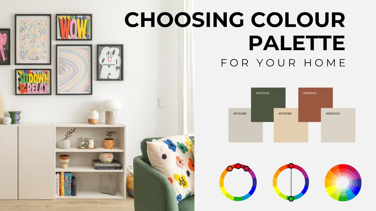 Guide To Use Color In Your Home - Choosing Color Palette + Pairings ... inside