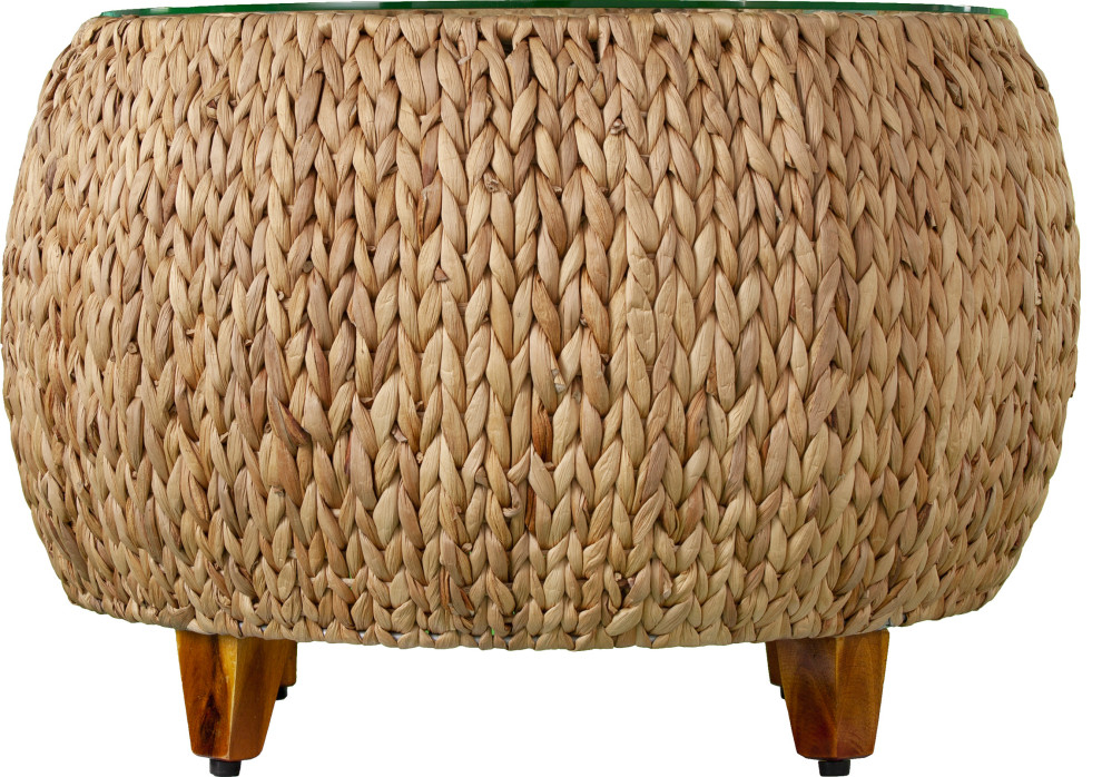 The Enduring Charm of Wood and Water Hyacinth The Jokobe Cocktail Table Story