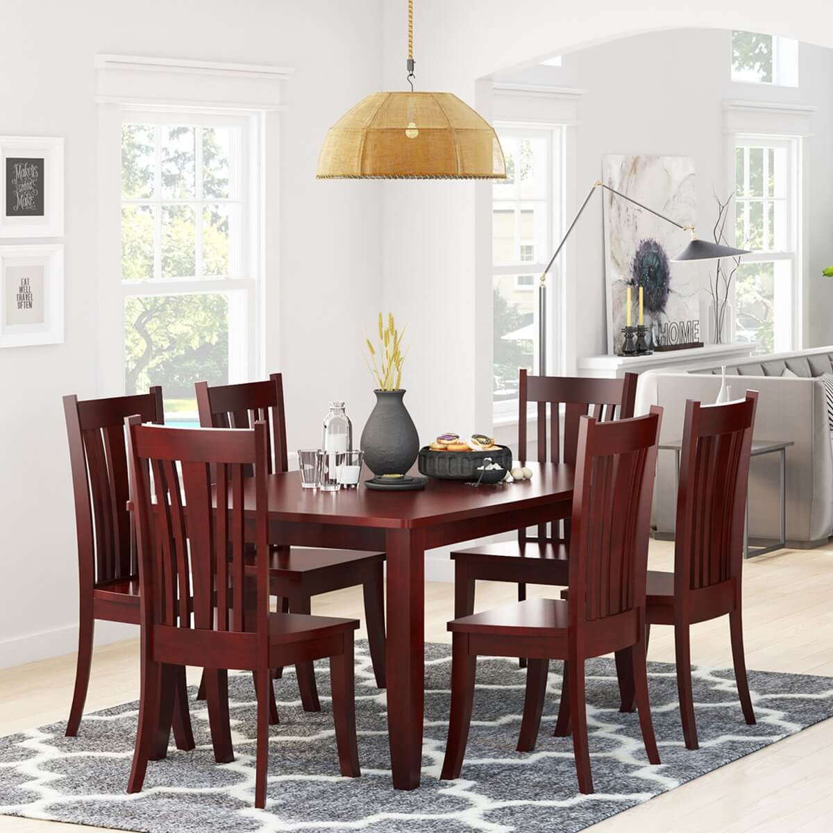 Mahogany Dining Room throughout Creating a Welcoming Atmosphere with the Dover Mahogany Dining Table and Chairs