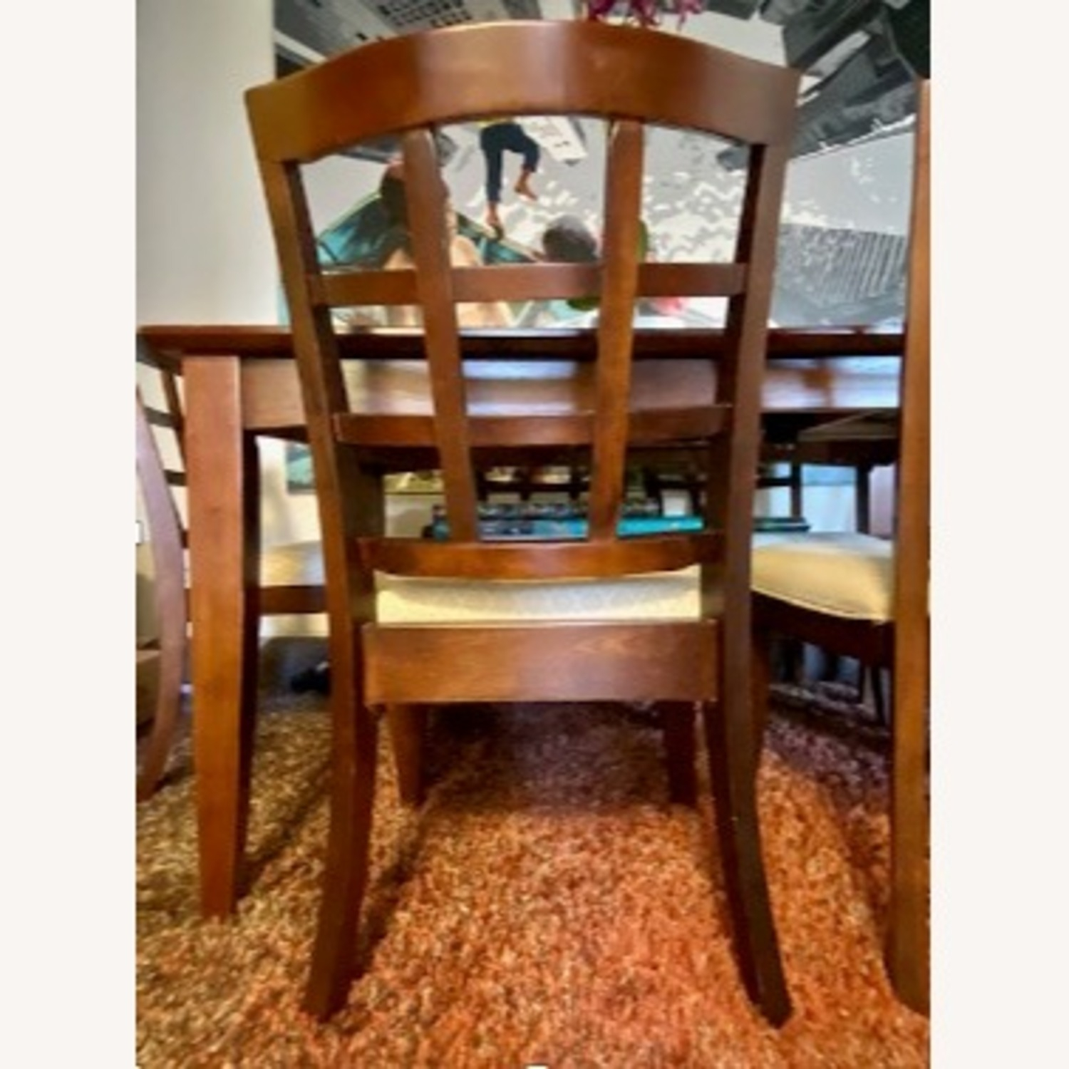 Mahogany Dining Table + 6 Chairs - Aptdeco in Creating a Welcoming Atmosphere with the Dover Mahogany Dining Table and Chairs