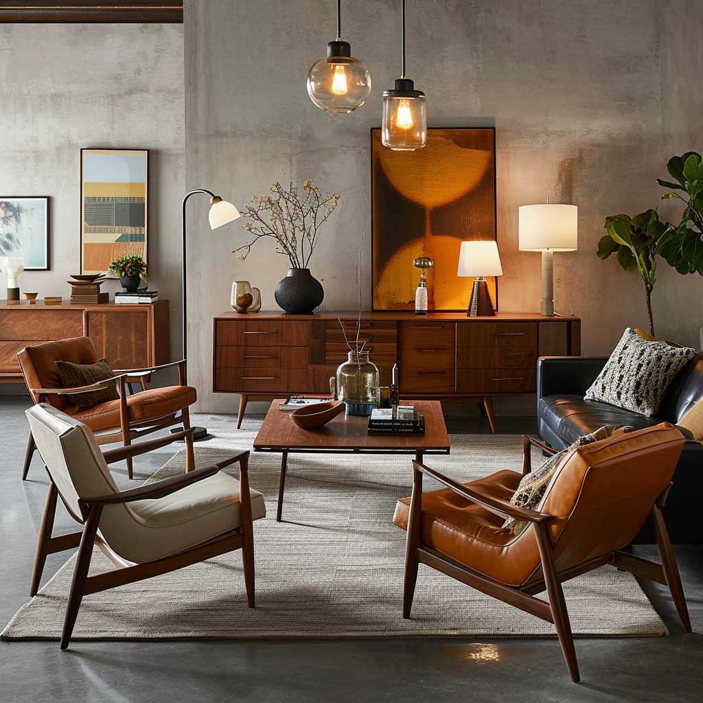 Mid Century Living Room Ideas – Artofit within From Vision to Reality Creating a Mid Century Living Room with a Curated Product Board