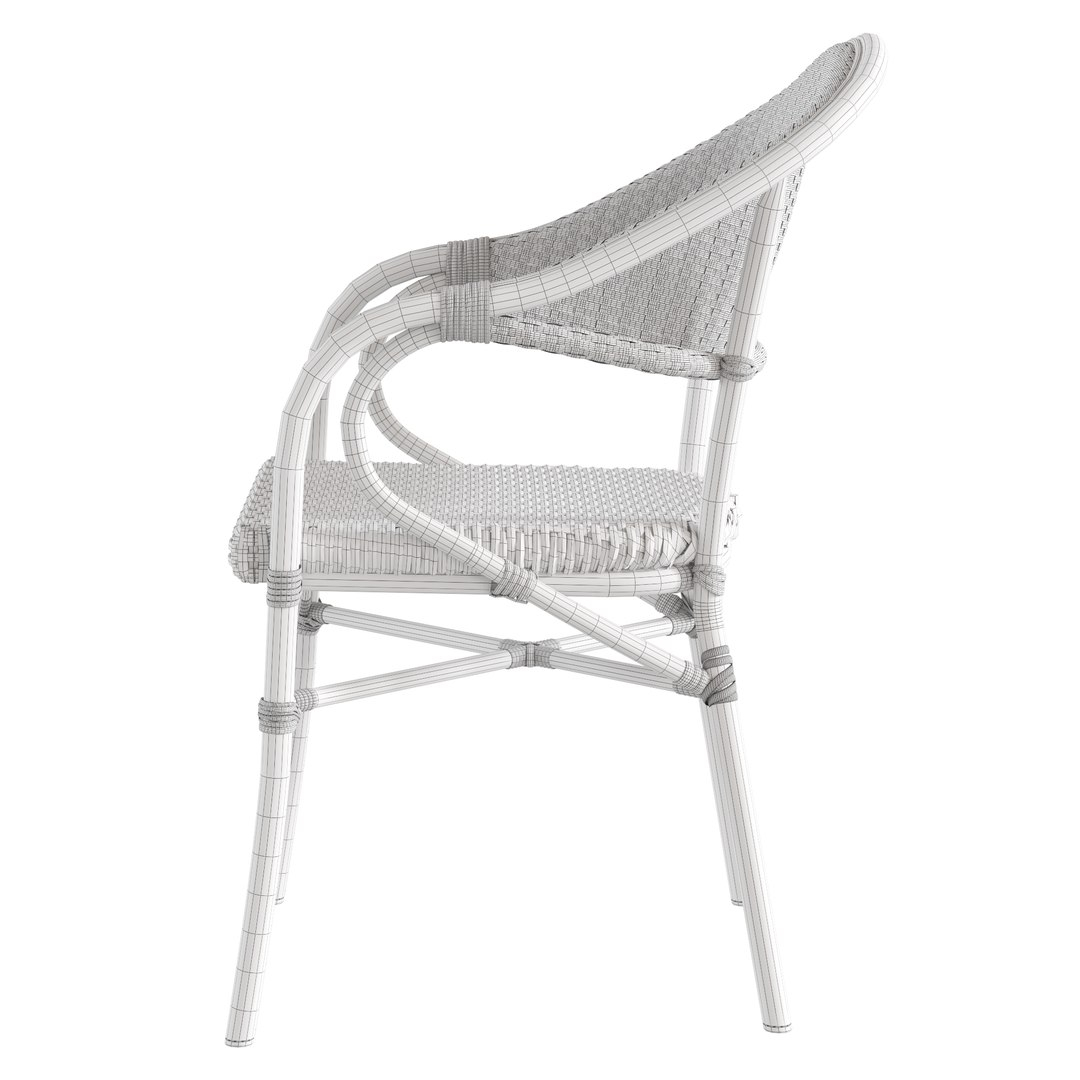 Milano Series Rattan Restaurant Patio Chair With Bamboo-Aluminum Frame ... inside Unpacking the Craftsmanship Behind Red Bamboo-Aluminum Frames in Patio Furniture