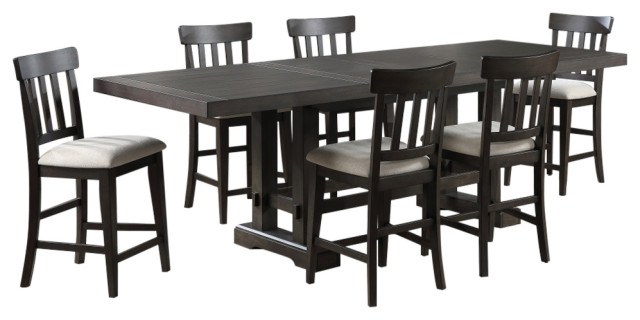 Napa 7-Piece Counter Height Dining Set - Transitional - Dining Sets ... pertaining to Designing Your Dream Kitchen Around the Napa 7-Piece Counter Height Dining Set