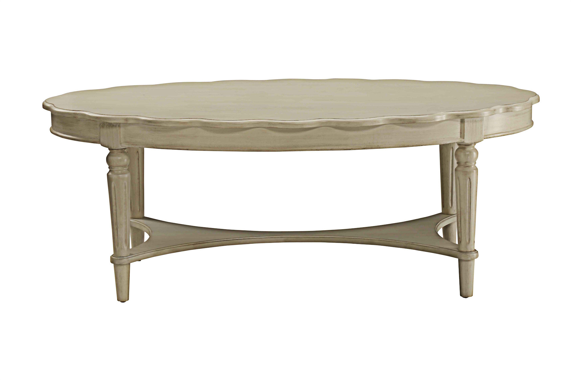 Ophelia &amp;amp;Amp; Co. Fordon French Antique White Finish Coffee Table | Wayfair regarding