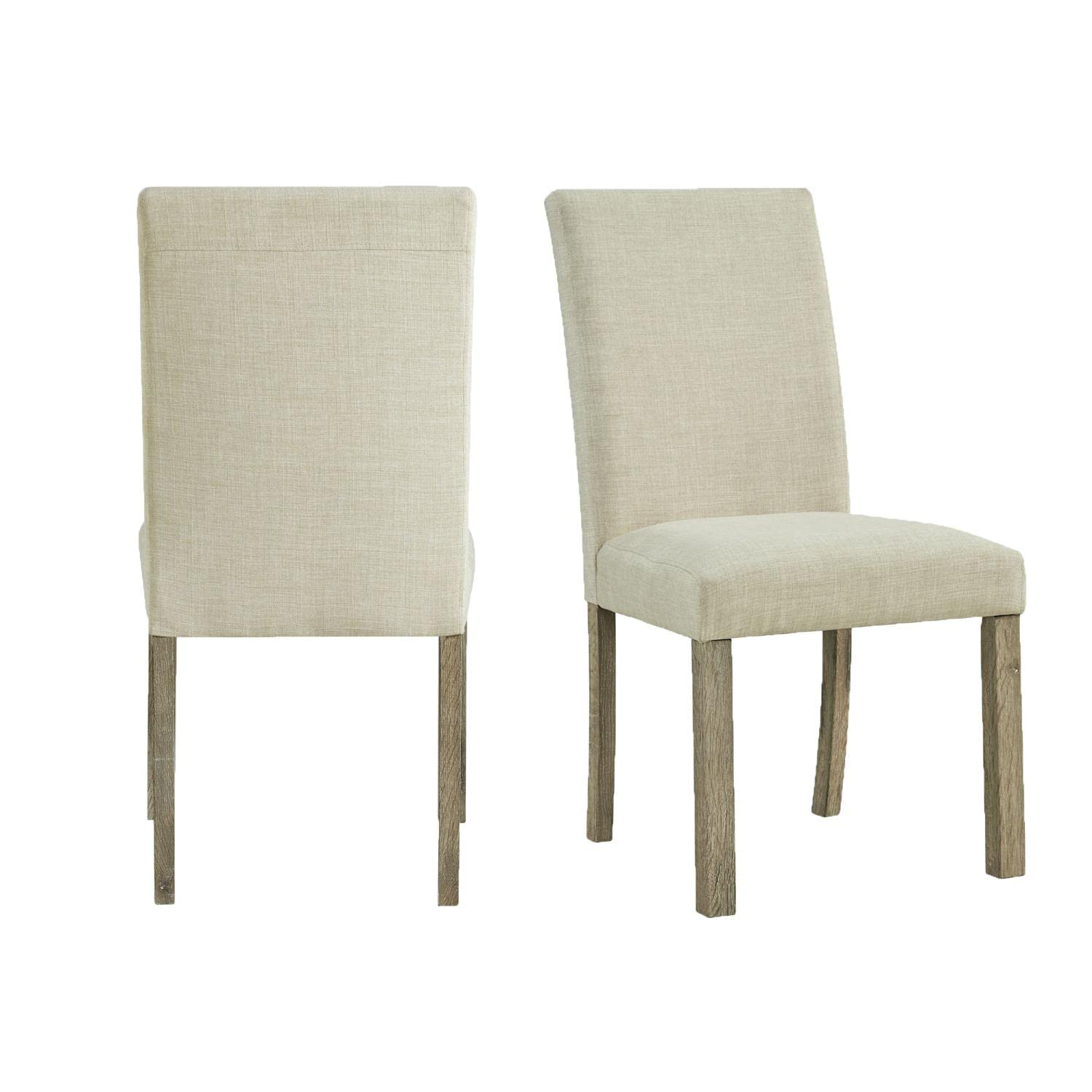 Picket House Furnishings Turner Upholstered Side Chair Set In Beige intended for Behind the Design Unpacking the Picket House Turner Aesthetic