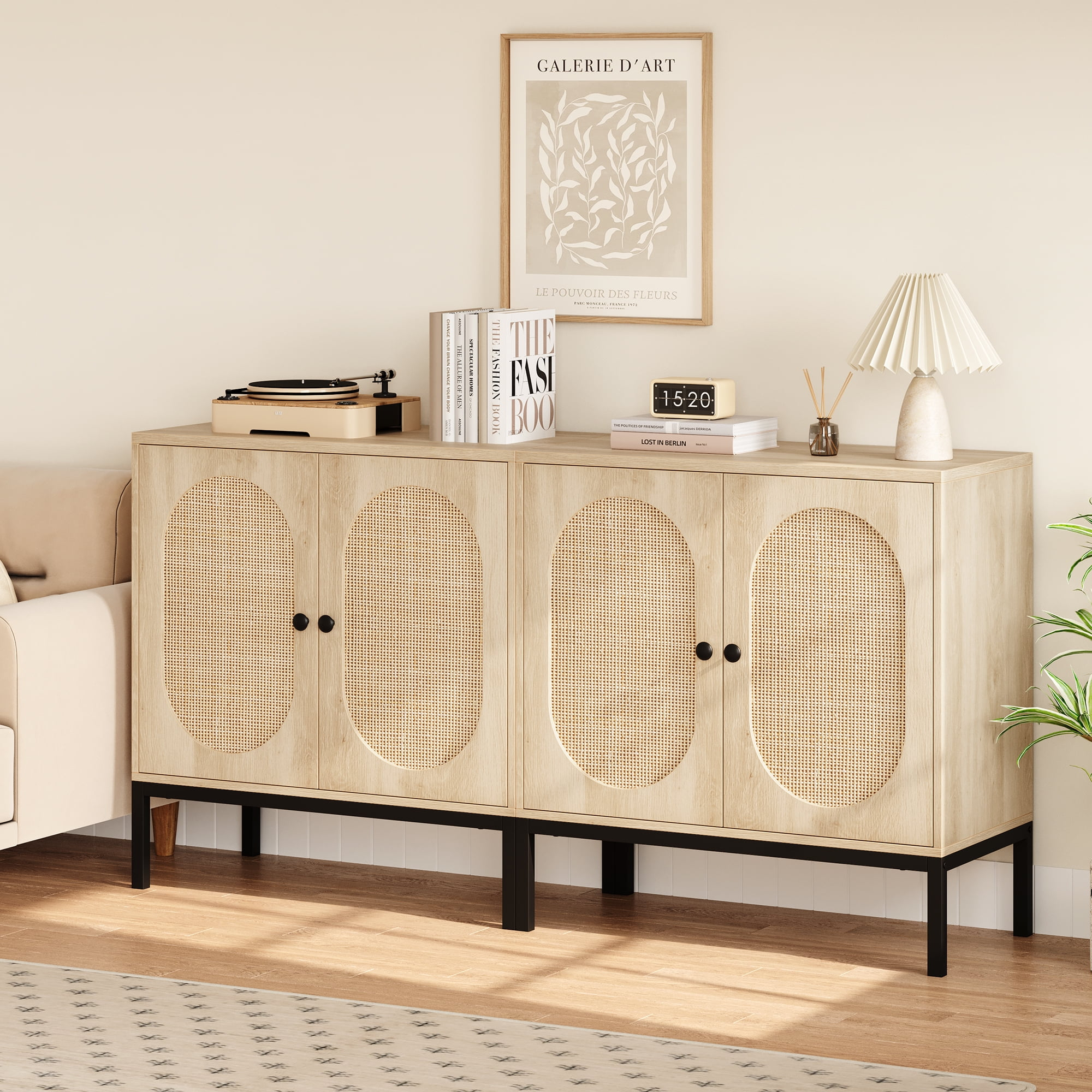 From Dining Room to Living Space Repurposing the Versatile Rattan Buffet