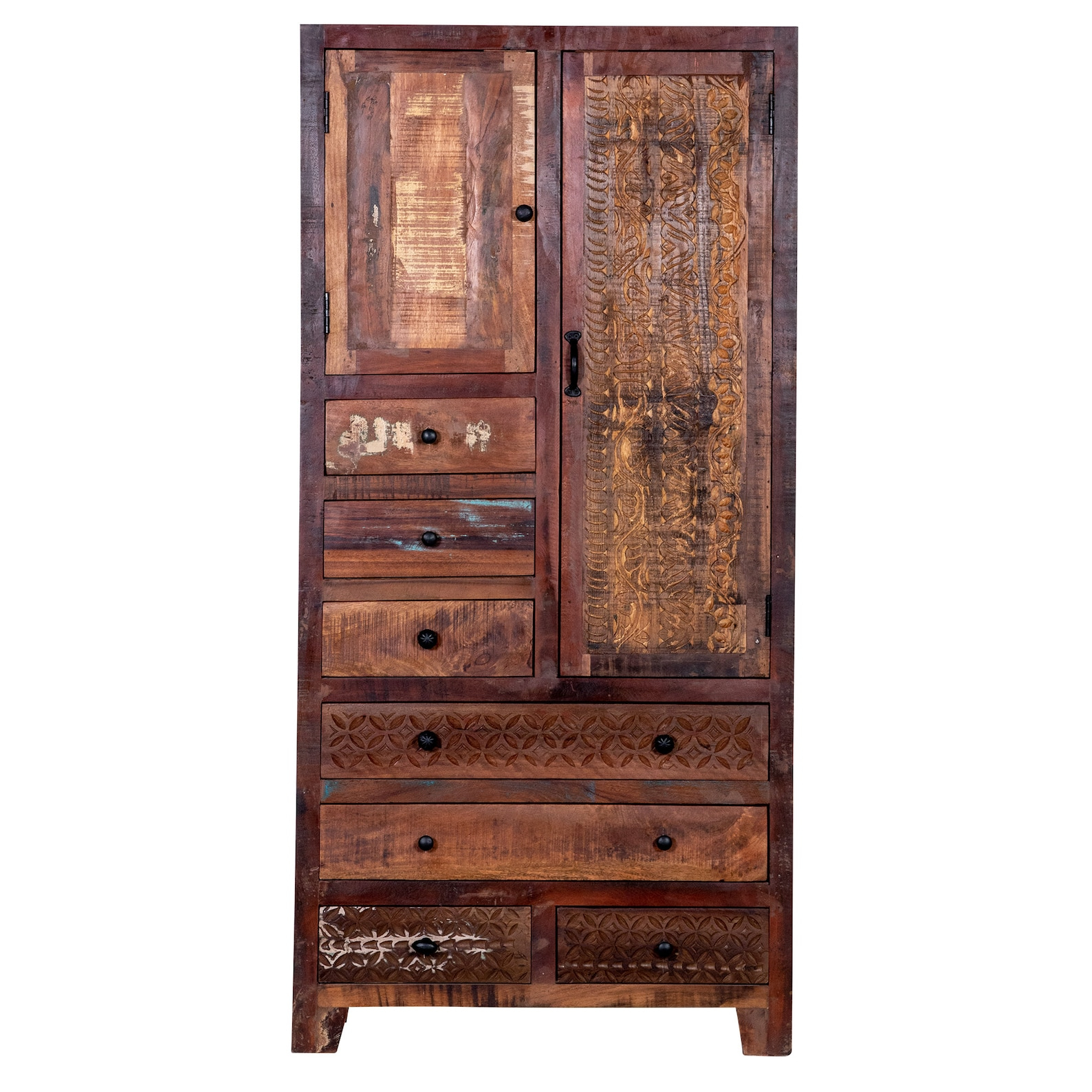 Rustic Wardrobe Armoire - Etsy intended for Unveiling the Enduring Appeal of Dark Rustic Armoire Wardrobes