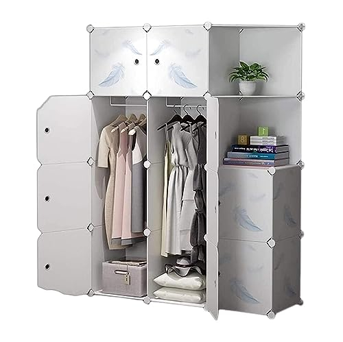 Wardrobe Foldable Closet Portable Closet Combination Wardrobe Assembly ... in