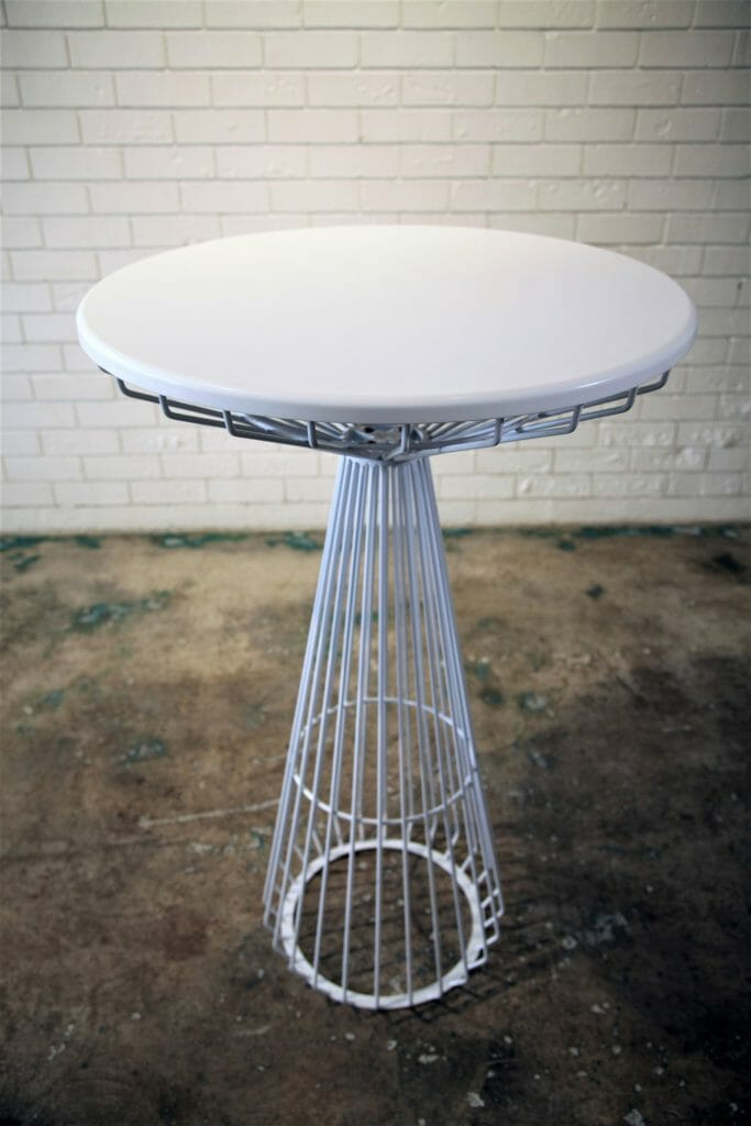 White Cocktail Tables - Rsvp Event Hire regarding