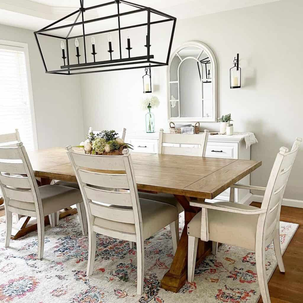 Crafting a Welcoming Space with Farmhouse White Ladder Back Chairs