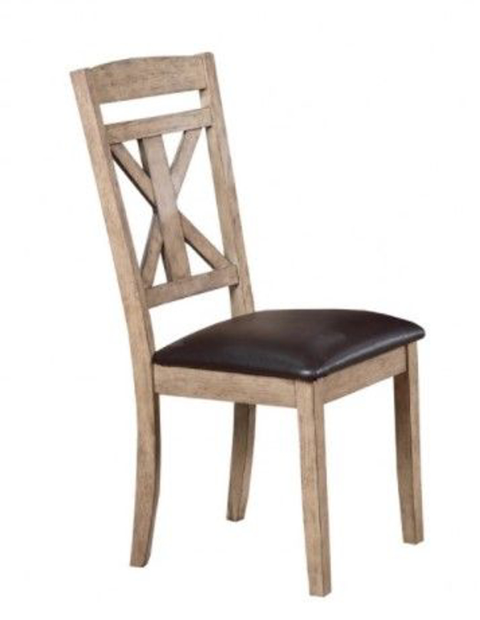 X Back Side Chair | American Oak And More inside