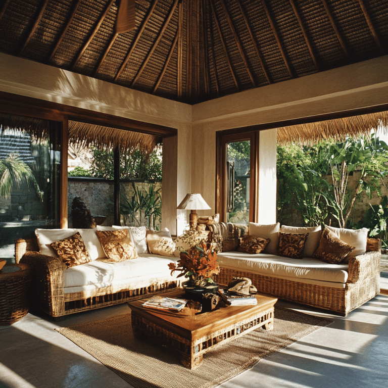 A Room-by-Room Shopping Guide for Balinese Living Room Serenity