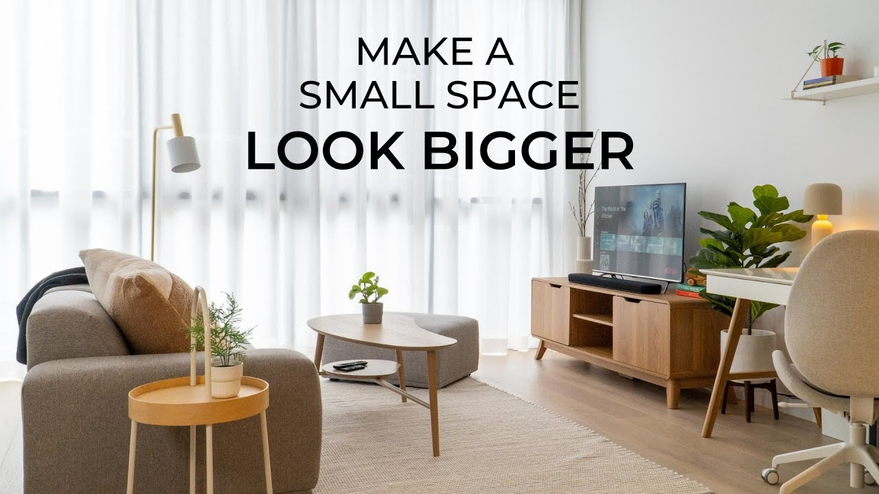 12 Design Tips For Small Spaces - How To Make It Look &amp;amp;Amp; Feel Bigger ... with