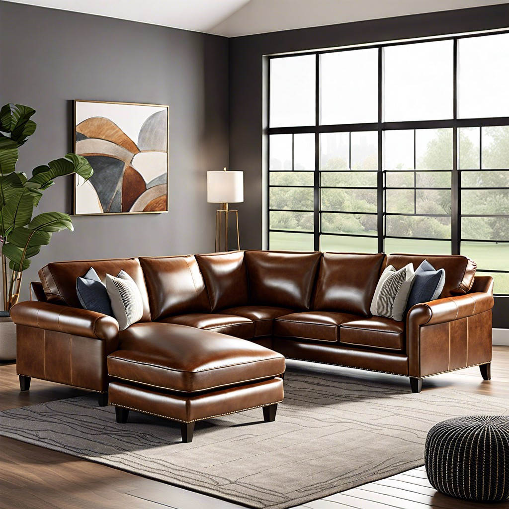 15 Ideas For Your L Shaped Couch with Style and Substance The Arc Vegan Leather L-Shaped Sectional Explained